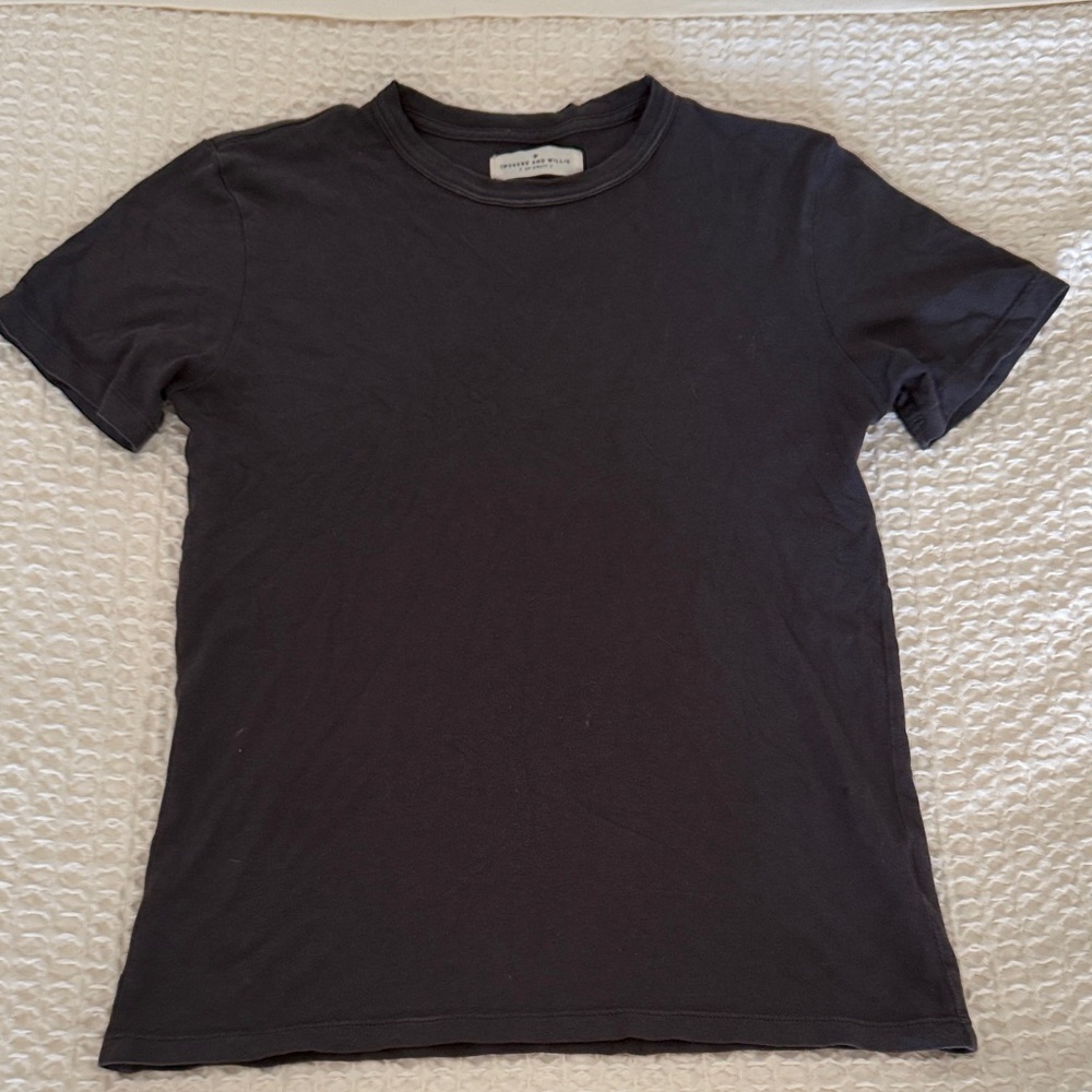 Imogene + Willie classic knit faded black tee XXS